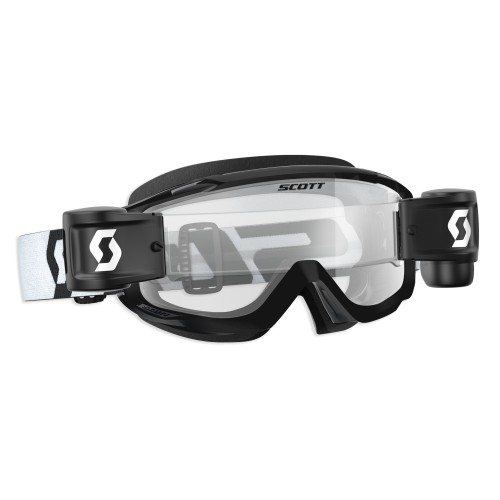 Scott Goggle SPLIT OTG WFS Roll Off Black/White / Clear Works
