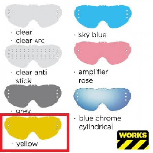 Scott Goggle Lens Voltage MX/X/Proair SGL WKS Yellow