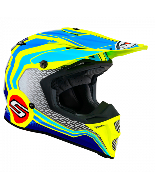 Suomy Helmet MX SPEED PRO Forward Blue / Yellow