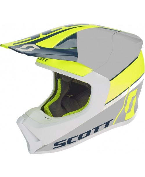 Scott Helmet 550 SPLIT ECE Deep Blue / Yellow