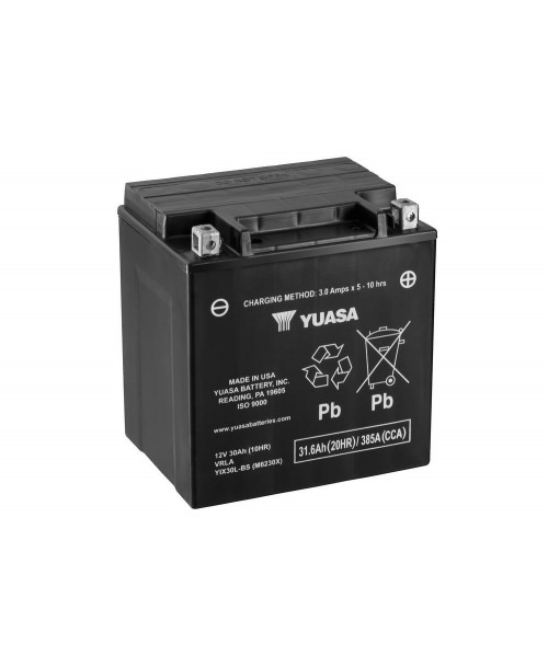 Battery Yuasa YIX30L-BS + Electrolyte