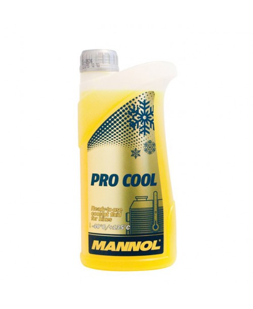 Mannol PRO COOL Coolant Fluid -40°C / +135°C 1L
